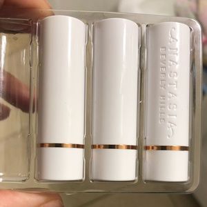 Three mini Brand new ABH lipsticks